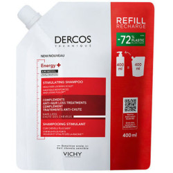 Vichy - Dercos Energy+ Refill  Δυναμωτικό Σαμπουάν κατά της Τριχόπτωσης Ανταλλακτικό - 400ml