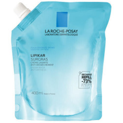 La Roche Posay - Lipikar Surgrass Refill Ανταλλακτικό Καθαριστικό Προσώπου και Σώματος σε Υφή Κρέμας για την Ξηρή/Ευαίσθητη Επιδερμίδα - 400ml
