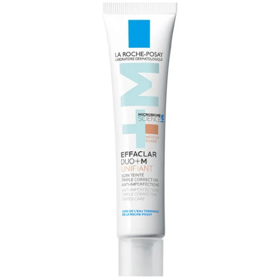 La Roche Posay - Effaclar Duo (+) Unifiant Medium Shade Επανορθωτική φροντίδα με χρώμα κατά των ατελειών, των φραγμένων πόρων & των σημαδιών - 40ml