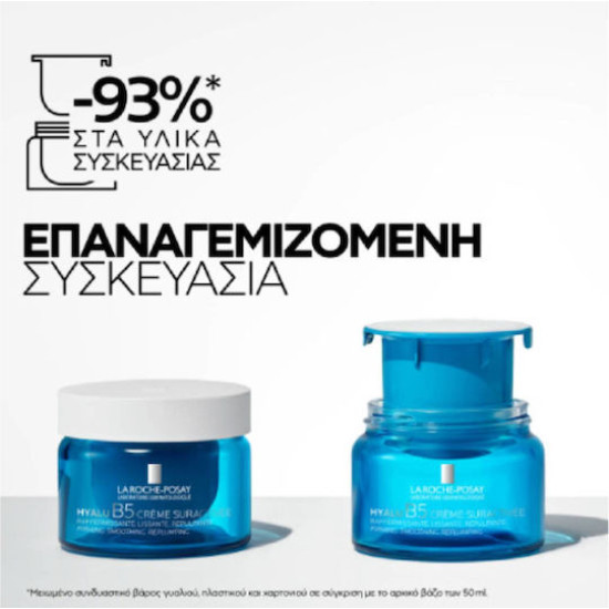 La Roche Posay - Hyalu B5 Suractivated Cream Refill Ανταλλακτικό Αντιρυτιδικής Κρέμας Προσώπου για Άμεση Σύσφιξη - 50ml