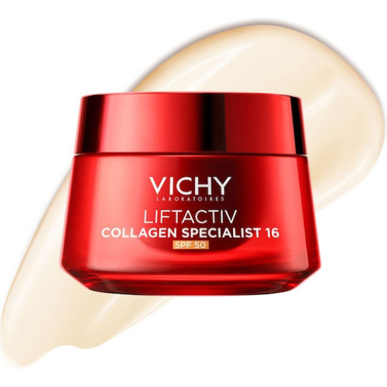 Vichy - Liftactiv Collagen Specialist 16 Cream SPF15 Αντιρυτιδική Κρέμα Ημέρας για την Ενίσχυση όλων των Τύπων Κολλαγόνου με Αντηλιακή Προστασία - 50ml