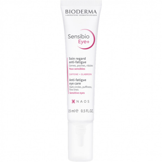 Bioderma -  Sensibio Eyes+ Κρέμα ματιών για μαύρους κύκλους, πρήξιμο και λεπτές γραμμές - 15ml
