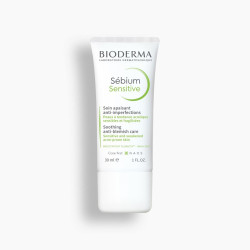 Bioderma - Sebium Sensitive Soothing Anti-Blemish Care Kρέμα για Ακνεϊκό, Εύθραυστο και Ευαίσθητο Δέρμα - 30ml