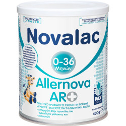 Novalac - Allernova AR+ Αντιαναγωγικό βρεφικό γάλα σε σκόνη για βρέφη από την γέννηση έως 36 μηνών - 400gr