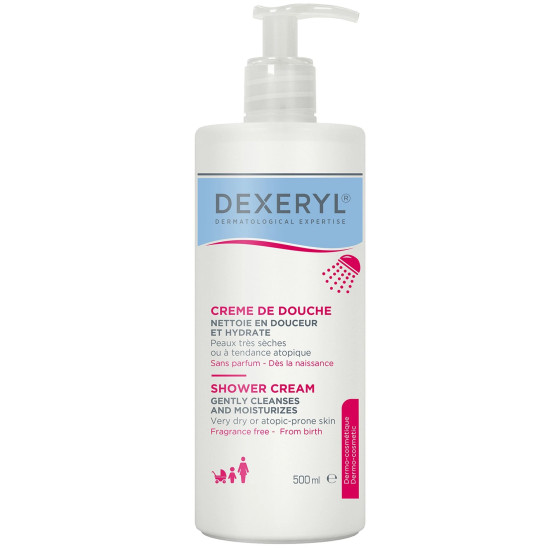 Pierre Fabre - Dexeryl Shower Cream Κρέμα Καθαρισμού για Πολύ Ξηρό Δέρμα με Τάση Ατοπίας - 500ml