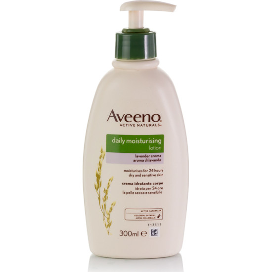 Aveeno - Daily Moisturising Lotion Ενυδατικό Γαλάκτωμα Σώματος με Άρωμα Λεβάντας - 300ml