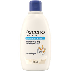 Aveeno - Skin Relief Soothing Shampoo Καταπραϋντικό Σαμπουάν Χωρίς Σάπωνες για Πολύ Ξηρό & Ευαίσθητο Τριχωτό - 300ml