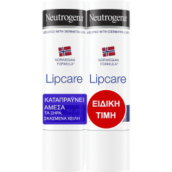 Neutrogena - Norwegian Formula Lip Moisturizer Ενυδατικό Στικ Χειλιών (1+1 Δώρο) - 2x4,8gr