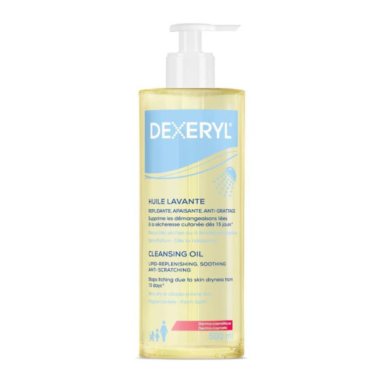 Dexeryl - Cleansing Oil for Face & Body Καταπραϋντικό Έλαιο Καθαρισμού Προσώπου - Σώματος για Όλη την Οικογένεια - 500ml