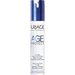 Uriage - Age Protect Multi-Action Fluid Cream, Αντιρυτιδική Κρέμα Πολλαπλών Δράσεων για Κανονικές/Μεικτές Επιδερμίδες - 40ml