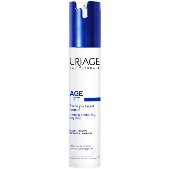 Uriage - Age Lift Αντιγηραντική & Συσφικτική Λεπτόρρευστη Κρέμα Προσώπου Ημέρας για Κανονικές/Μικτές Επιδερμίδες με Υαλουρονικό Οξύ - 40ml