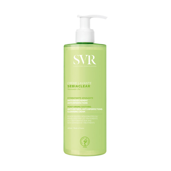 SVR - Sebiaclear Creme Lavante Κρέμα Καθαρισμού Προσώπου για Ατέλειες & Λιπαρό Δέρμα - 400ml