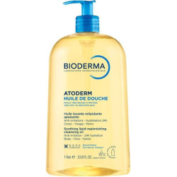 Bioderma - Atoderm Huile De Douche Λάδι καθαρισμού για το πολύ ξηρό, ατοπικο και ευαίσθητο δέρμα - 1lt