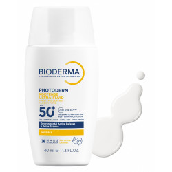 Bioderma - Photoderm XDefense Ultra Fluid SPF50+ Invisible Λεπτόρρευστο Αντηλιακό Προσώπου με Διάφανο Τελείωμα - 40ml