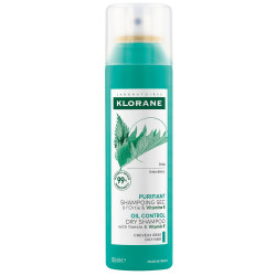 Klorane - Dry Shampoo Spray Sec Ortie Ξηρό Σαμπουάν με Τσουκνίδα και Βιταμίνη Ε για Λιπαρά  Μαλλιά - 150ml