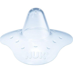 Nuk - Nipple Shields Ασπίδες Θηλής από Σιλικόνη Μεσαίο μέγεθος - 2τμχ