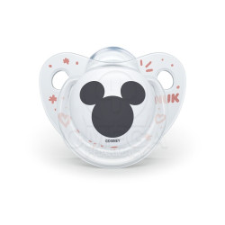 Nuk - Trendline Disney Mickey Mousse Ορθοδοντική Πιπίλα Σιλικόνης Για 0-6 μηνών  - 1τμχ
