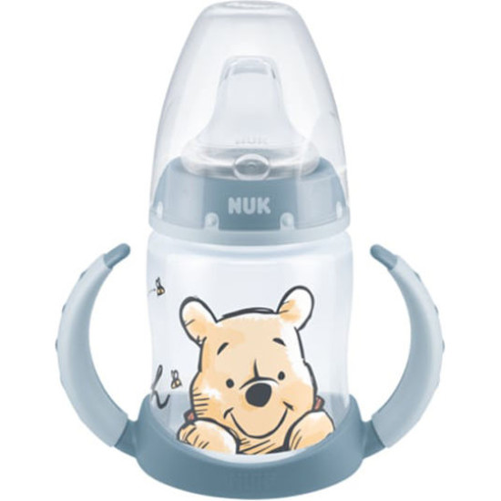 Nuk - Εκπαιδευτικό Μπιμπερό με Λαβές Winnie the Pooh 6m+ - 150ml