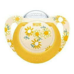 Nuk - Star Ορθοδοντική Πιπίλα (Λουλούδια) 18-36m - 1τμχ