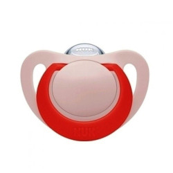 Nuk - Star Ορθοδοντική Πιπίλα (Ροζ) 18-36m - 1τμχ