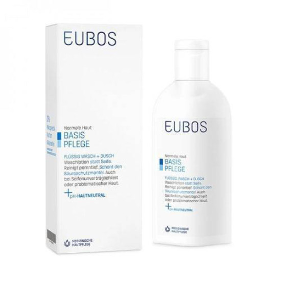 Eubos - Liquid Washing Emulsion Blue Υγρό καθαρισμού χωρίς άρωμα - 200ml