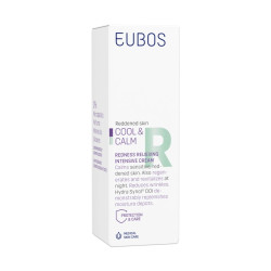 Eubos - Cool & Calm Redness Relieving Intensive Cream  Κρέμα Προσώπου Νυκτός για Ερυθρότητα - 30ml