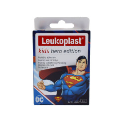 Leukoplast - Kids Hero Edition Superman Παιδικά Αυτοκόλλητα Επιθέματα για Μικροτραυματισμούς σε 2 Mεγέθη - 12τεμ