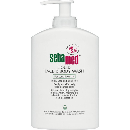 Sebamed - Liquid Face and Body Wash Υγρός Καθαρισμός Προσώπου & Σώματος - 300ml