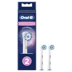 Oral-B - Sensitive Clean Ανταλλακτικές Κεφαλές Ηλεκτρικής Οδοντόβουρτσας - 2τμχ