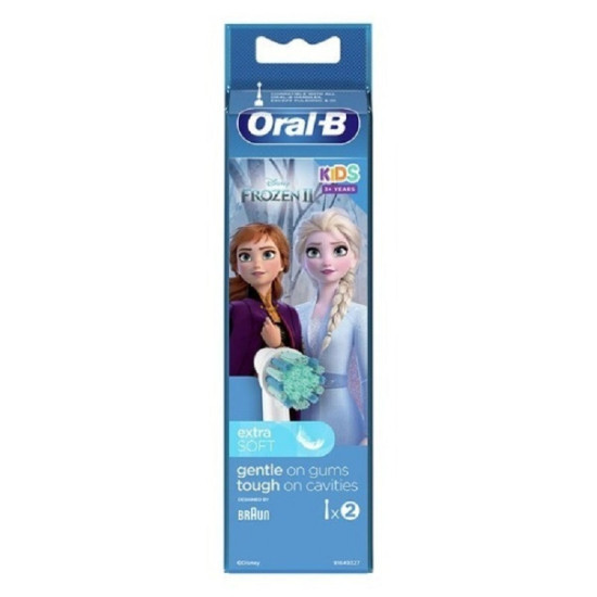 Oral-B - Kids Frozen 3+ years Ανταλλακτικές Κεφαλές Ηλεκτρικής Οδοντόβουρτσας - 2τμχ