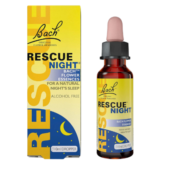 Power Health - Bach Rescue Night Dropper Συνδυασμός Ανθοϊαμάτων για τη Χαλάρωση του Οργανισμού και την Αντιμετώπιση της Αϋπνίας σε Σταγόνες - 10ml