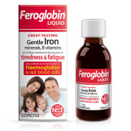 Vitabiotics -Feroglobin Liquid Υγρό Συμπλήρωμα Διατροφής με Σίδηρο Ψευδάργυρο και Σύμπλεγμα Βιταμινών Β - 200ml