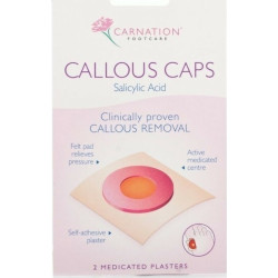 Vican - Carnation Callous Caps Επιθέματα Αφαίρεσης Κάλων για Πέλματα - 2τμχ