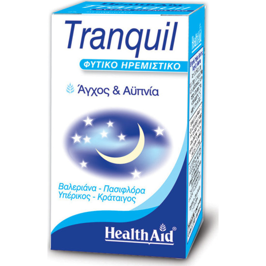 Health Aid - Tranquil Φυτικό ηρεμιστικό για το άγχος και την αϋπνία - 30 κάψουλες