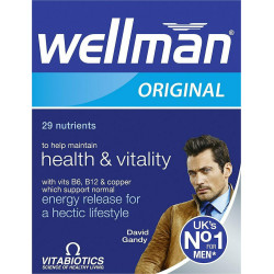 Vitabiotics - Wellman Original Πολυβιταμίνη ειδικά για άνδρες - 30tabs