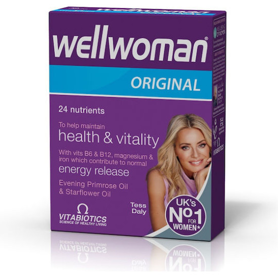 Vitabiotics - Wellwoman Original Πολυβιταμίνη ειδικά για γυναίκες - 30caps
