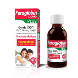 Vitabiotics - Feroglobin Liquid Plus  Συμπλήρωμα Διατροφής Με Σίδηρο - 200ml