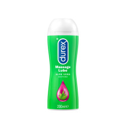 Durex - Play Massage 2 in 1 Τζελ για μασάζ & Λιπαντικό με Αναζωογονητική Aloe Vera - 200ml