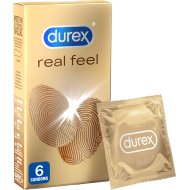 Durex - RealFeel Προφυλακτικά για φυσική αίσθηση δέρματος- 6 τεμάχια