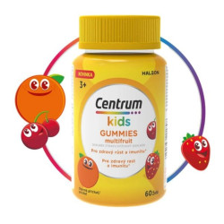Centrum - Kids Gummies Multifruit Συμπλήρωμα Διατροφής για Παιδιά 3ετών+ με 8 Βιταμίνες, Μέταλλα & Ιχνοστοιχεία - 60ζελεδάκια