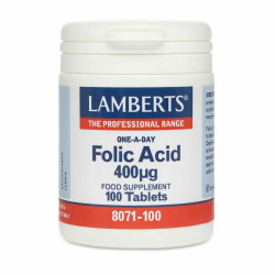 Lamberts - Folic Acid 400μg Φυλλικό οξύ - 100tabs