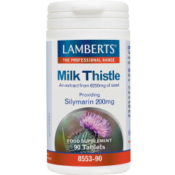 Lamberts - Milk Thistle 6250mg Φυτικό Συμπλήρωμα διατροφής με γαϊδουράγκαθο - 90 ταμπλέτες