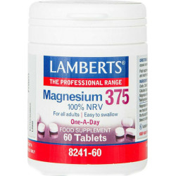 Lamberts - Magnesium 375 100% NRV - 60 Ταμπλέτες