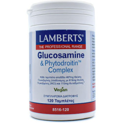 Lamberts - Glucosamine & Phytodroitin Complex Συμπλήρωμα Διατροφής Για Την Υγεία Των Αρθρώσεων - 120tabs