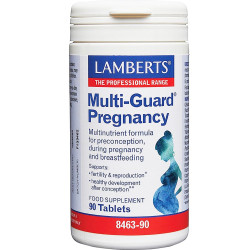 Lamberts - Multi-Guard® Pregnancy Συμπλήρωμα Διατροφής Πολυβιταμινών για Γυναίκες που επιθυμούν να συλλάβουν, για έγκυες και θηλάζουσες - 90 tabs