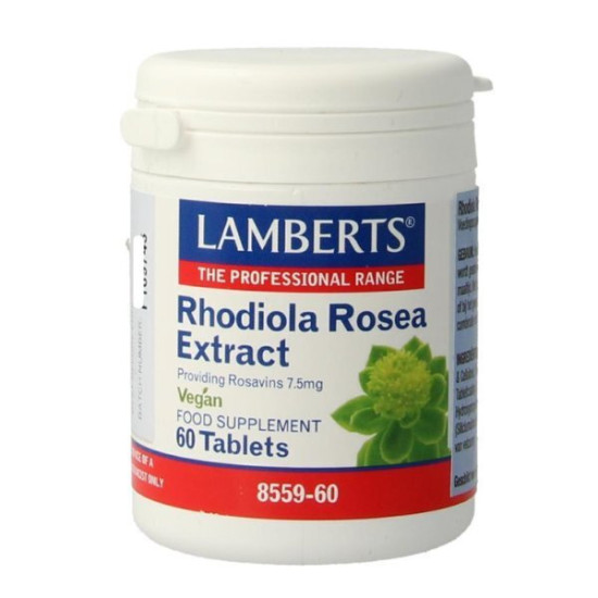 Lamberts - Rhodiola rosea 1200mg Συμπλήρωμα διατροφής για φυσική & πνευματική ενέργεια - 60tabs