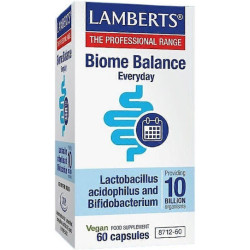 Lamberts - Biome Balance Every Day Προβιοτικό Σκεύασμα για την Υγεία του Γαστρεντερικού - 60caps