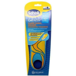 Scholl - Gel Activ Casual-Sneakers Πάτοι τζελ για καθημερινά παπούτσια μεγέθους L (40-46,5) - 2τμχ