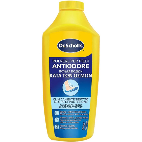 Scholl - Anti-Odor Foot Powder Πούδρα Ποδιών Κατά των Οσμών - 85gr