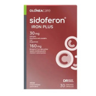 Olonea - Sidoferon Iron Plus Συμπλήρωμα διατροφής για τη Σιδηροπενία & τη Σιδηροπενική Αναιμία - 30caps